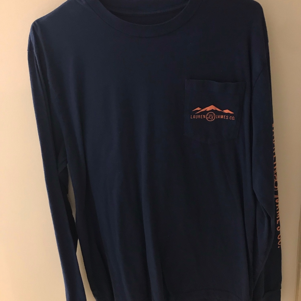 Lauren James Long Sleeve "Preppy" Tee Shirt